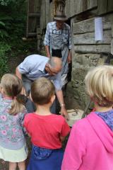 Mletje žita v Žagerskem mlinu